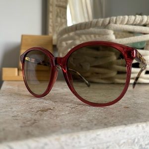 Givenchy Round Ladies Sunglasses maroon gv 7107/s